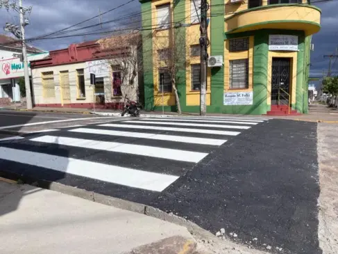Intervenção visa dar mais segurança para motoristas e pedestres (Foto: Renan Zarth/Terra FM)