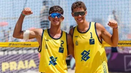 Felippe e Thomas, a esperança do Brasil no pódio em Doha. (Foto: Arquivo pessoal)