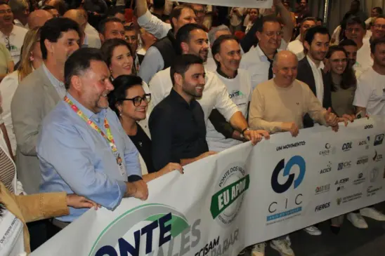 Lideranças que participaram do encontro aprovaram o projeto apresentado por Leite como o mais viável