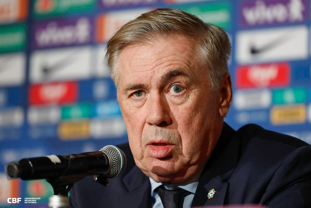 Treinador da Seleção Brasileira, Carlo Ancelotti renova contrato até 2030