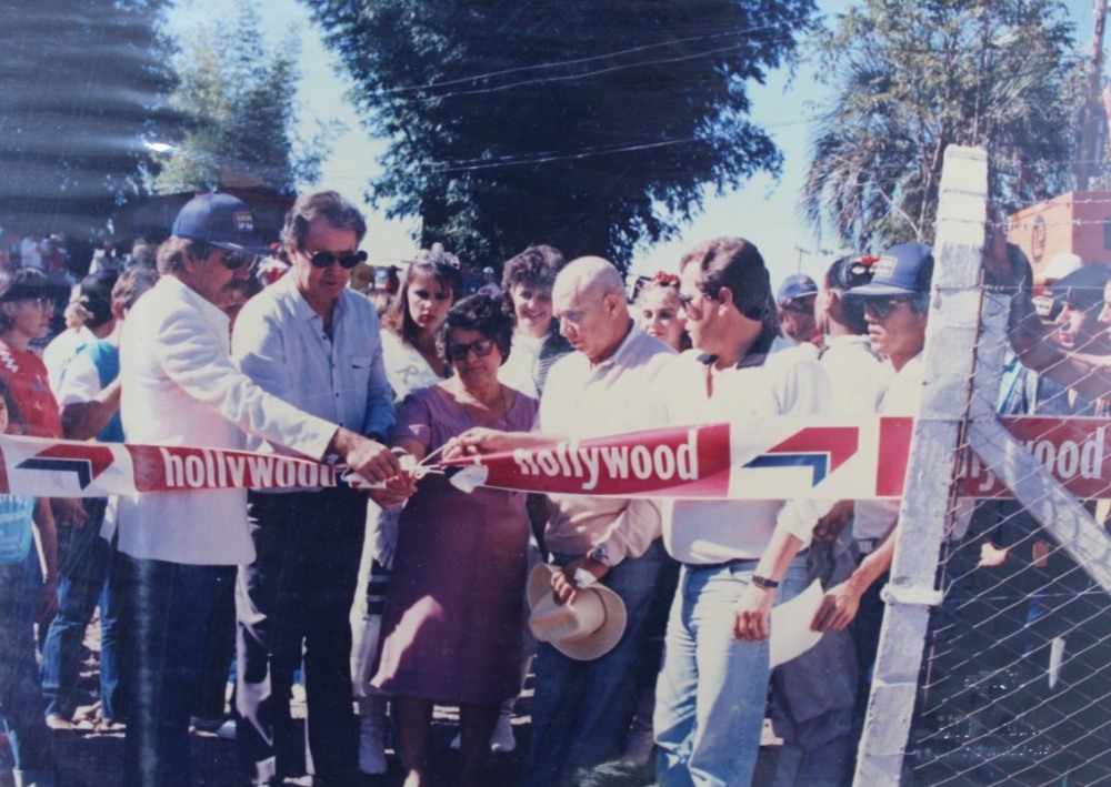 Registro da inauguração da pista de motrocross (Foto: Arquivo/Museu de Venâncio Aires) Registro da inauguração da pista de motrocross (Foto: Arquivo/Museu de Venâncio Aires)