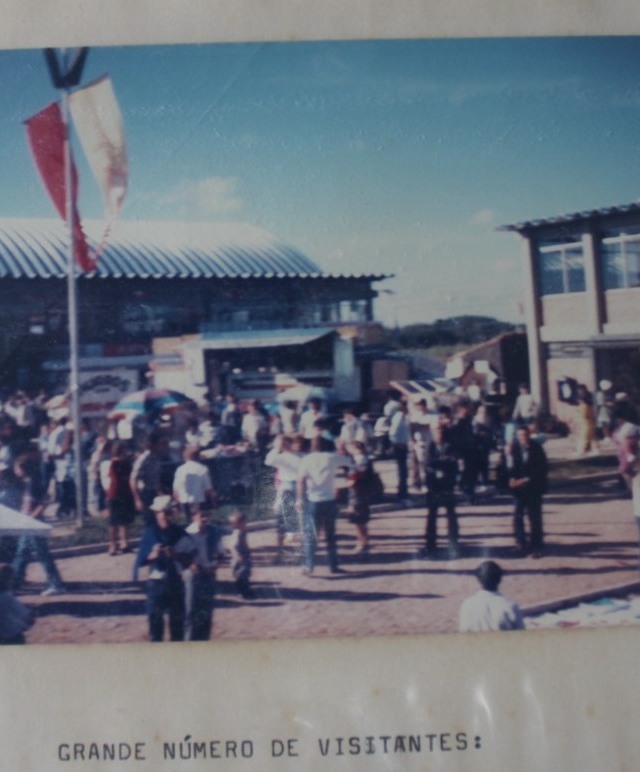 Movimentação no Parque na 1ª Fenachim (Foto: Arquivo/Museu de Venâncio Aires) Movimentação no Parque na 1ª Fenachim (Foto: Arquivo/Museu de Venâncio Aires)